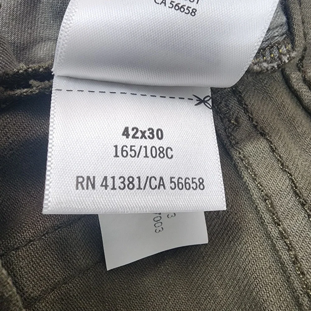 Polo Ralph Lauren Sullivan Jeans Mens 42x30 Olive Green Slim Stretch Preppy